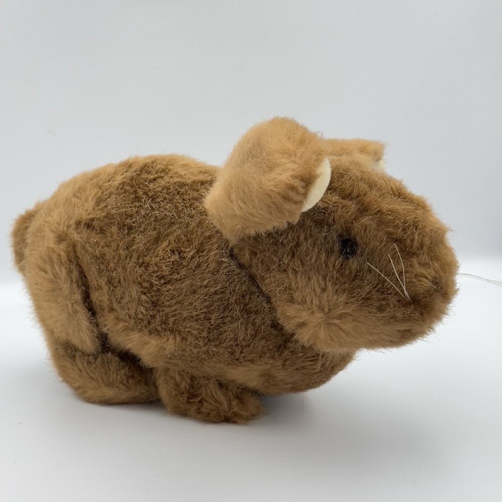 Rare Dakin 1984 Brown Fluffy Rabbit Bunny Stuffed Plush Animal 12"